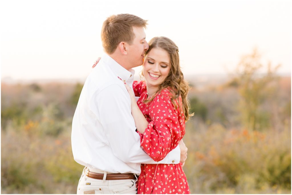 Fall modern and outdoor Fort Worth Engagement Session by photographer Courtney Bosworth