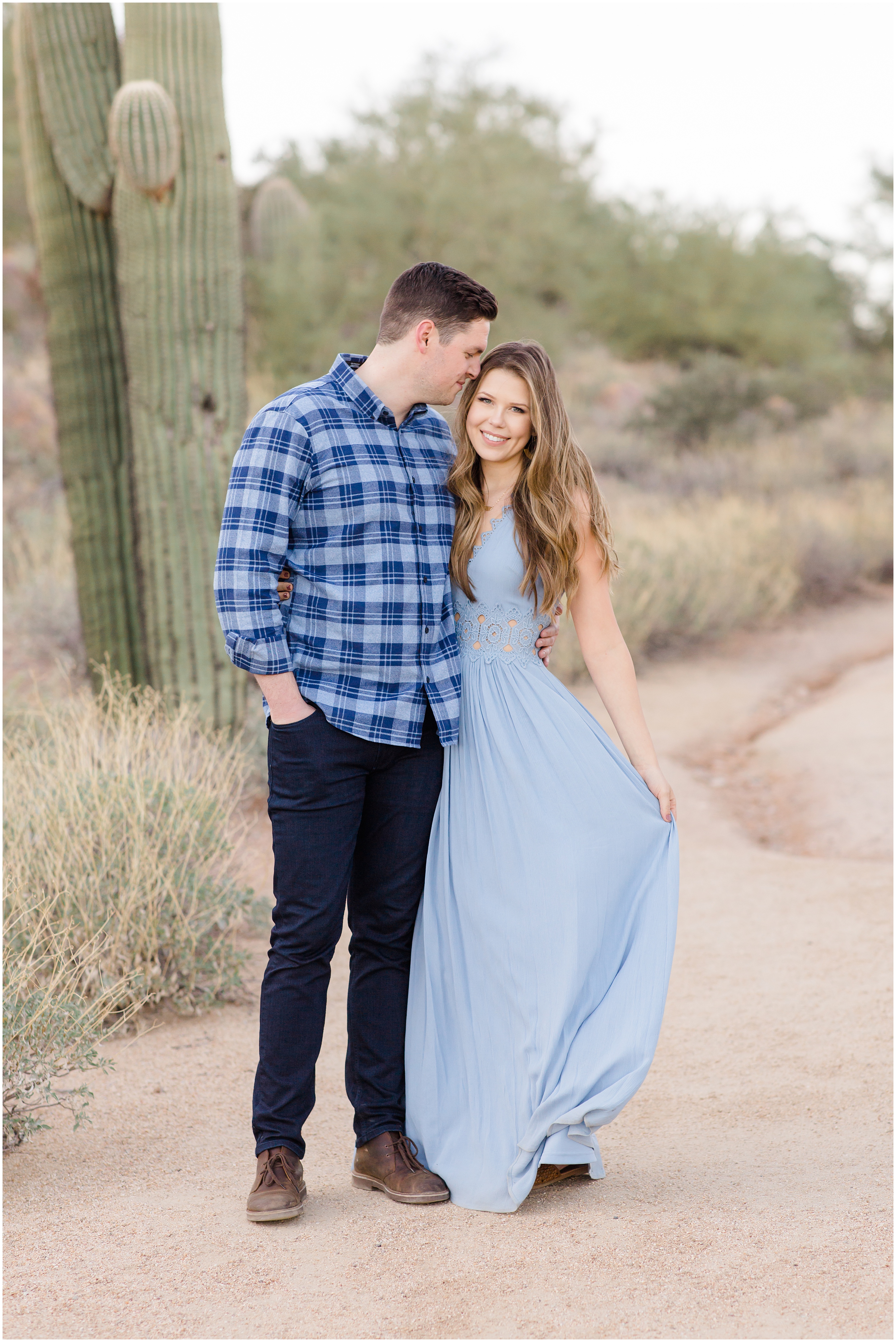 A gorgeous sunset anniversary session in Scottsdale, Arizona by photographer Courtney Bosworth