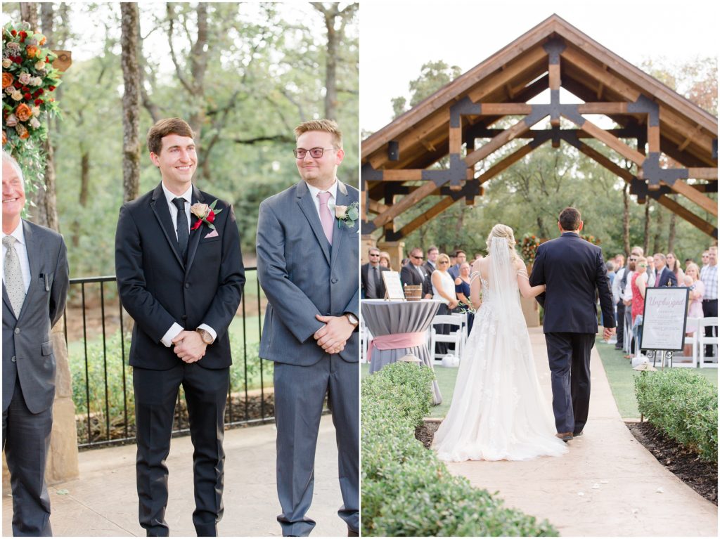A beautiful fall wedding at The Springs Events Venue in Aubrey, Texas by photographer Courtney Bosworth