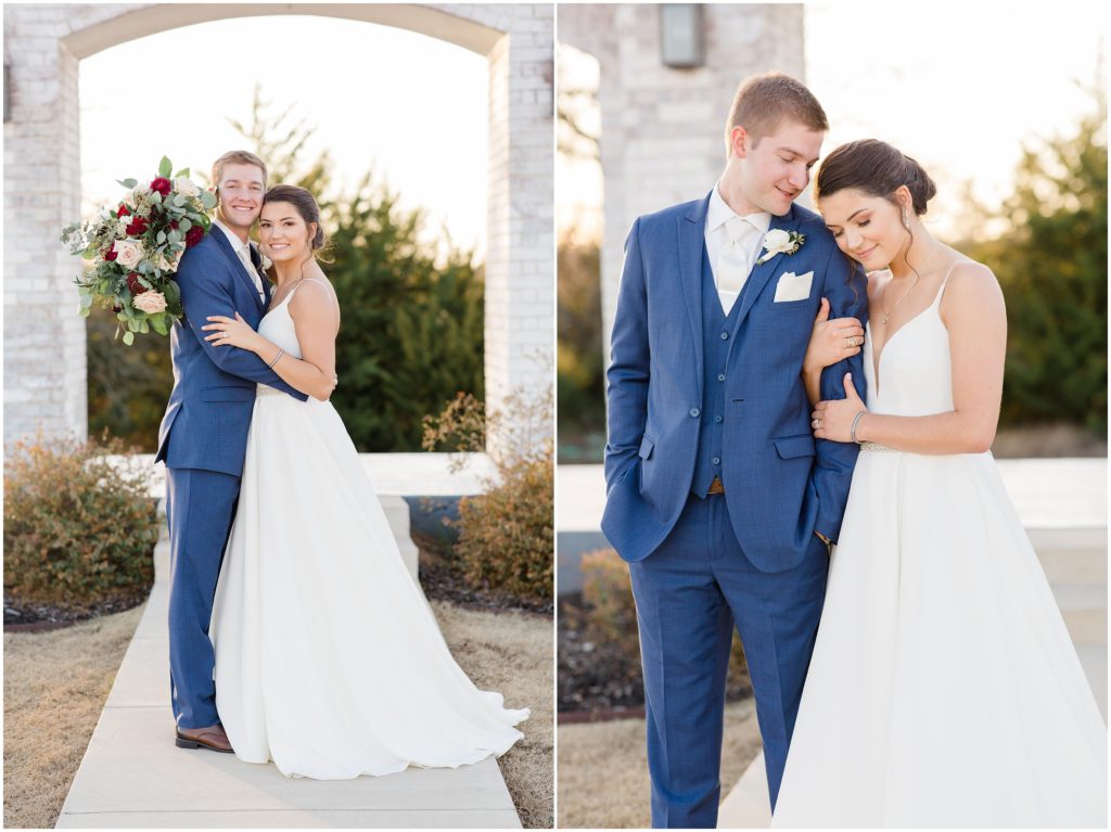 A timeless winter wedding at The Grand Ivory in Leonard, Texas by photographer Courtney Bosworth