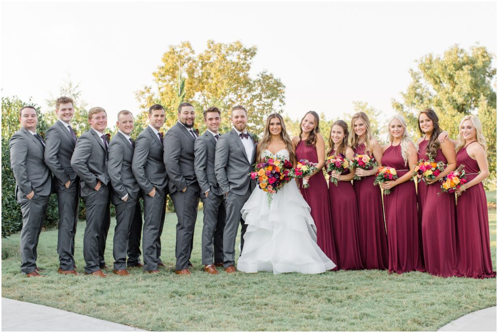 A Fall October wedding at Chandler Gardens in Celina, Texas by photographer Courtney Bosworth.