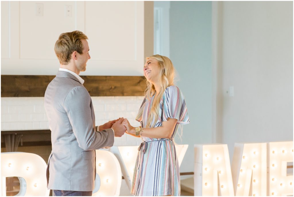 A Spring Waxahachie Proposal by photographer Courtney Bosworth.