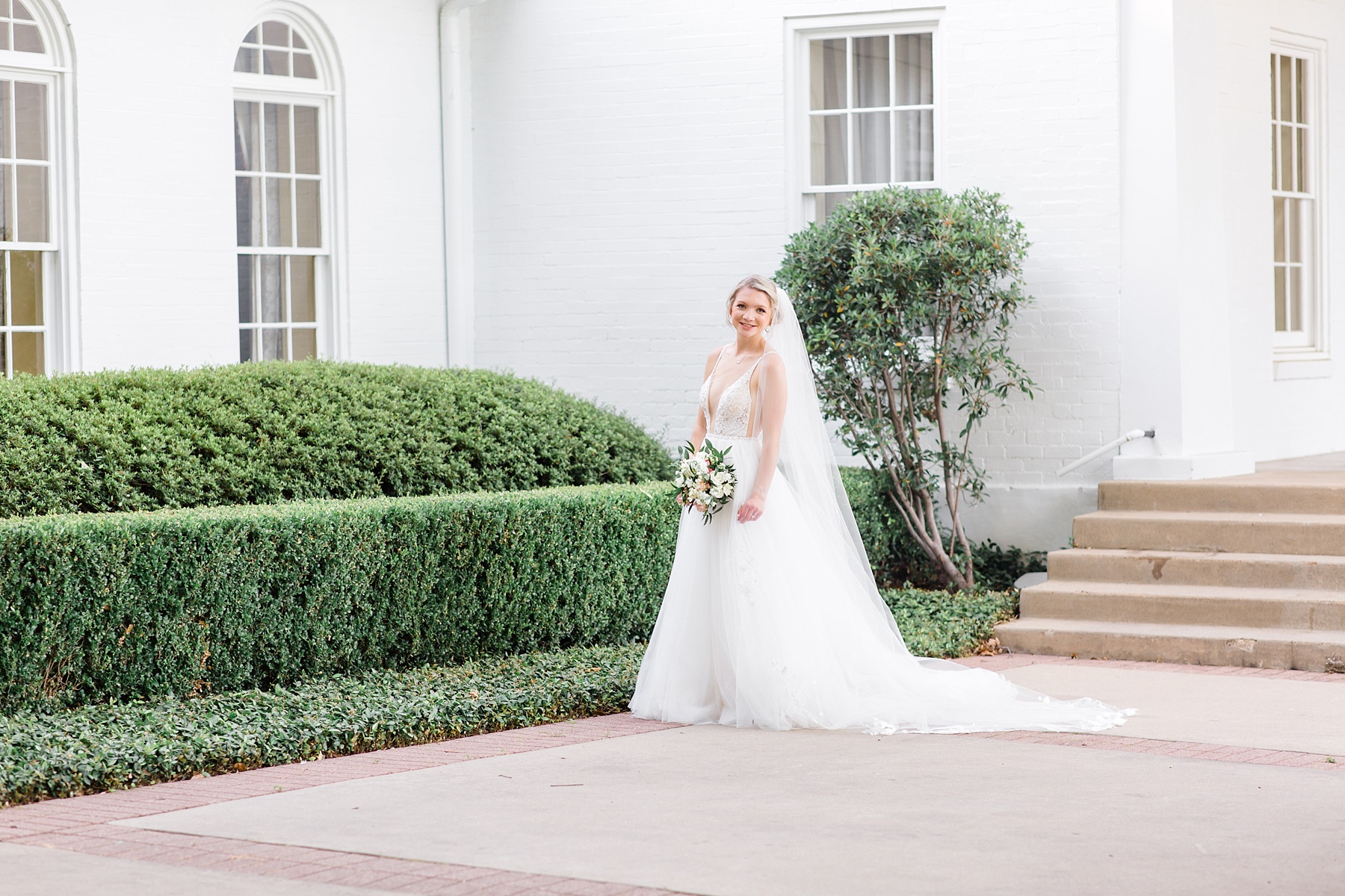 bridal portrait session in Texas photographed by Courtney Bosworth Photography