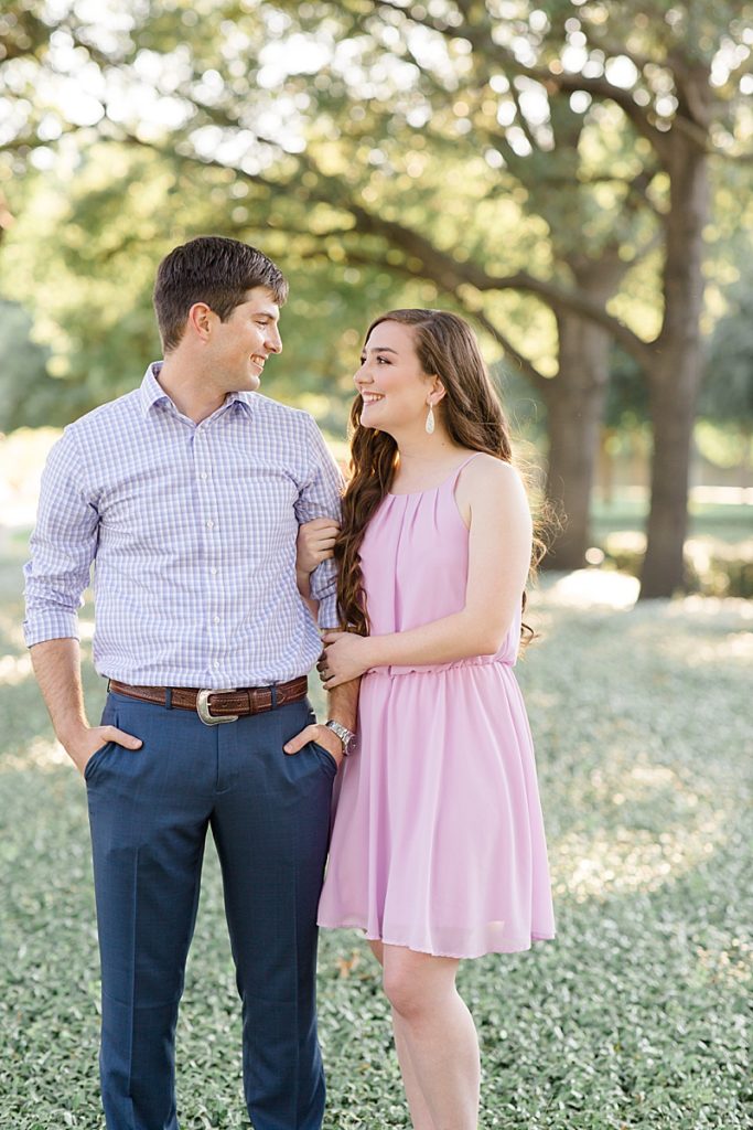 Dallas TX museum engagement session with Courtney Bosworth Photography