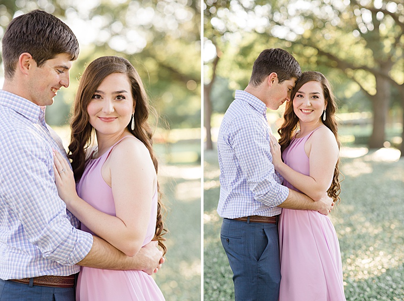 engagement session in Kimball Art Museum gardens with Courtney Bosworth Photography