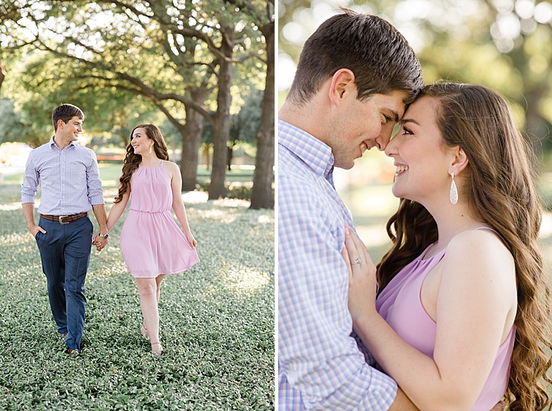 engagement session in Dallas-Fort Worth photographed by Courtney Bosworth Photography
