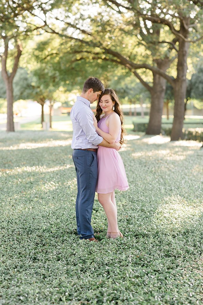 Courtney Bosworth Photography photographs engagement portraits in Dallas TX