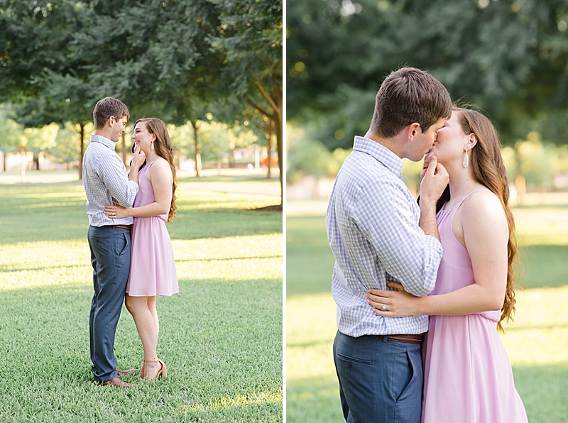 romantic engagement session with Texas wedding photographer Courtney Bosworth Photography