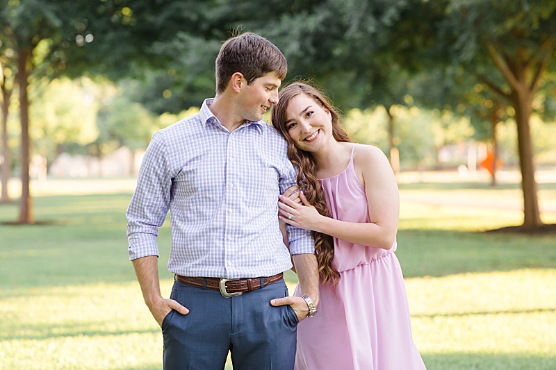 Dallas TX engagement portraits with Courtney Bosworth Photography
