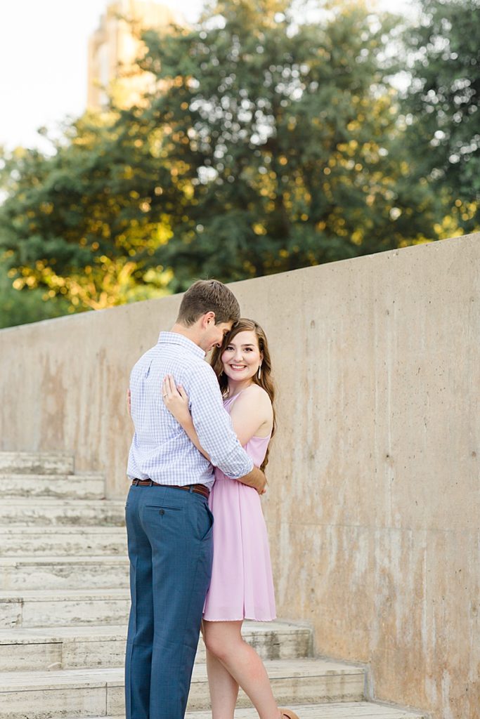 Dallas TX engagement session in the summer with Courtney Bosworth Photography