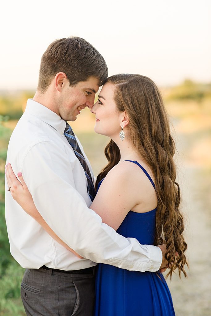Courtney Bosworth Photography captures young couple during engagement session 