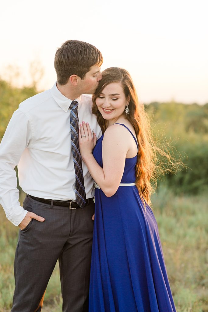 sunset engagement photos by Courtney Bosworth Photography