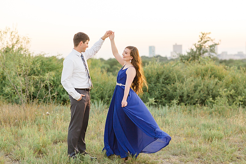 dancing engagement session with Courtney Bosworth Photography