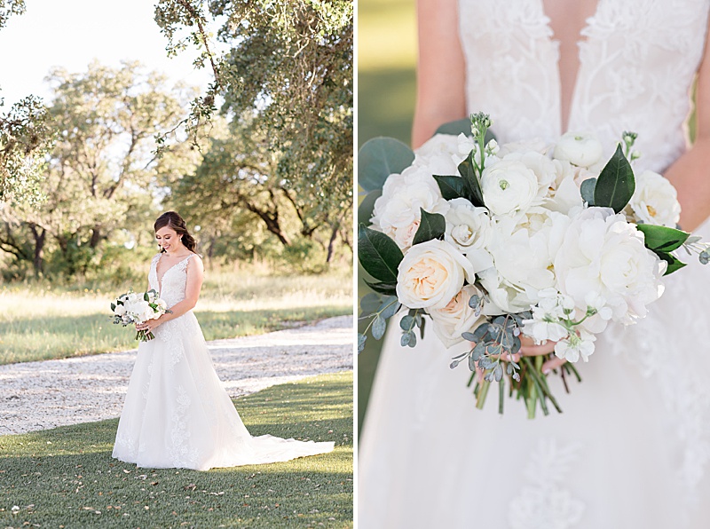 classic Texas bridal portraits with Courtney Bosworth Photography