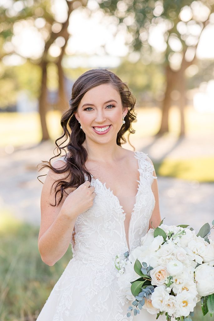 bridal portraits with Texas bride and wedding photographer Courtney Bosworth Photography