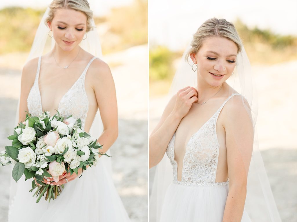 bridal portraits at Stone Crest Venue photographed by Courtney Bosworth Photography