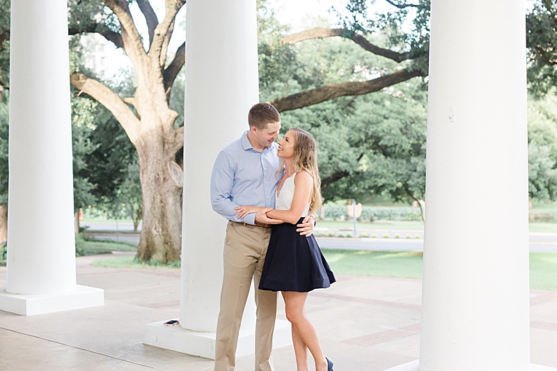 romantic Dallas TX engagement session with Courtney Bosworth Photography