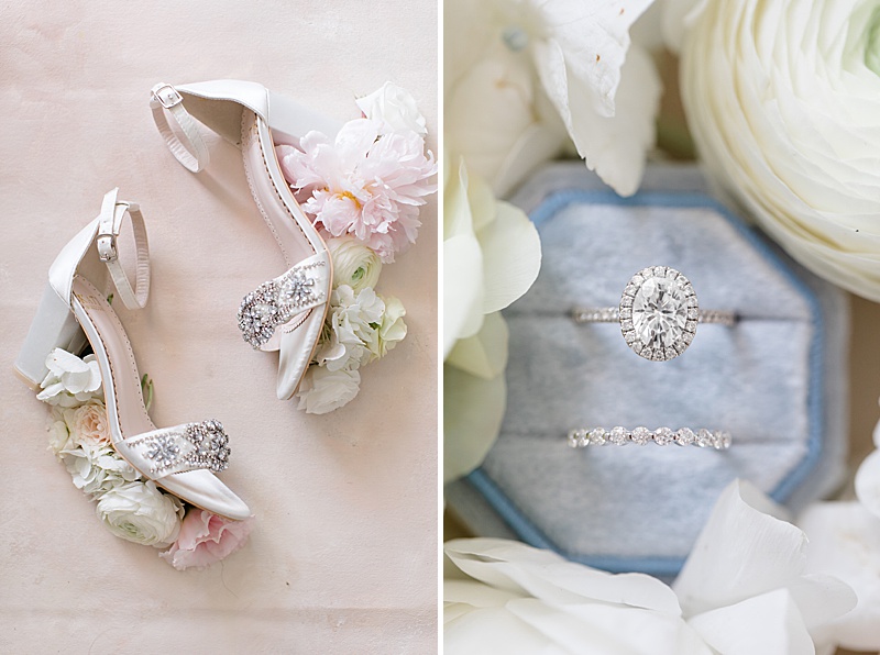 elegant bridal details for Texas wedding