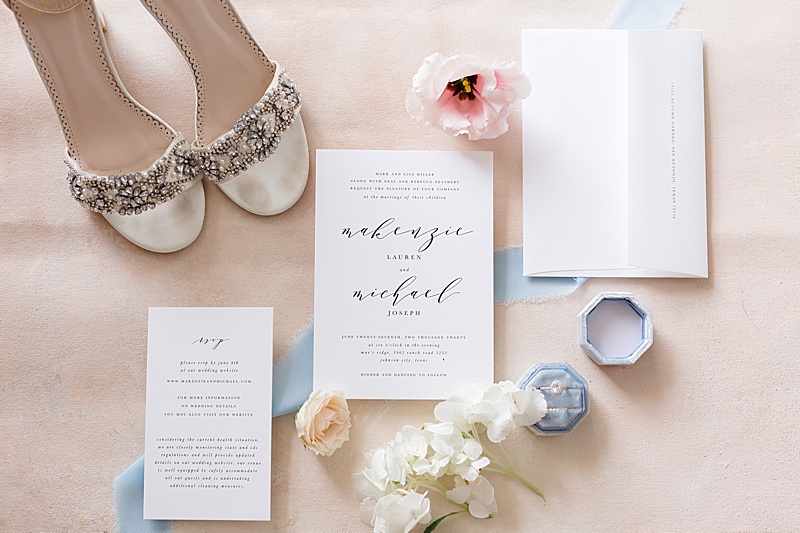 classic details for Texas wedding day