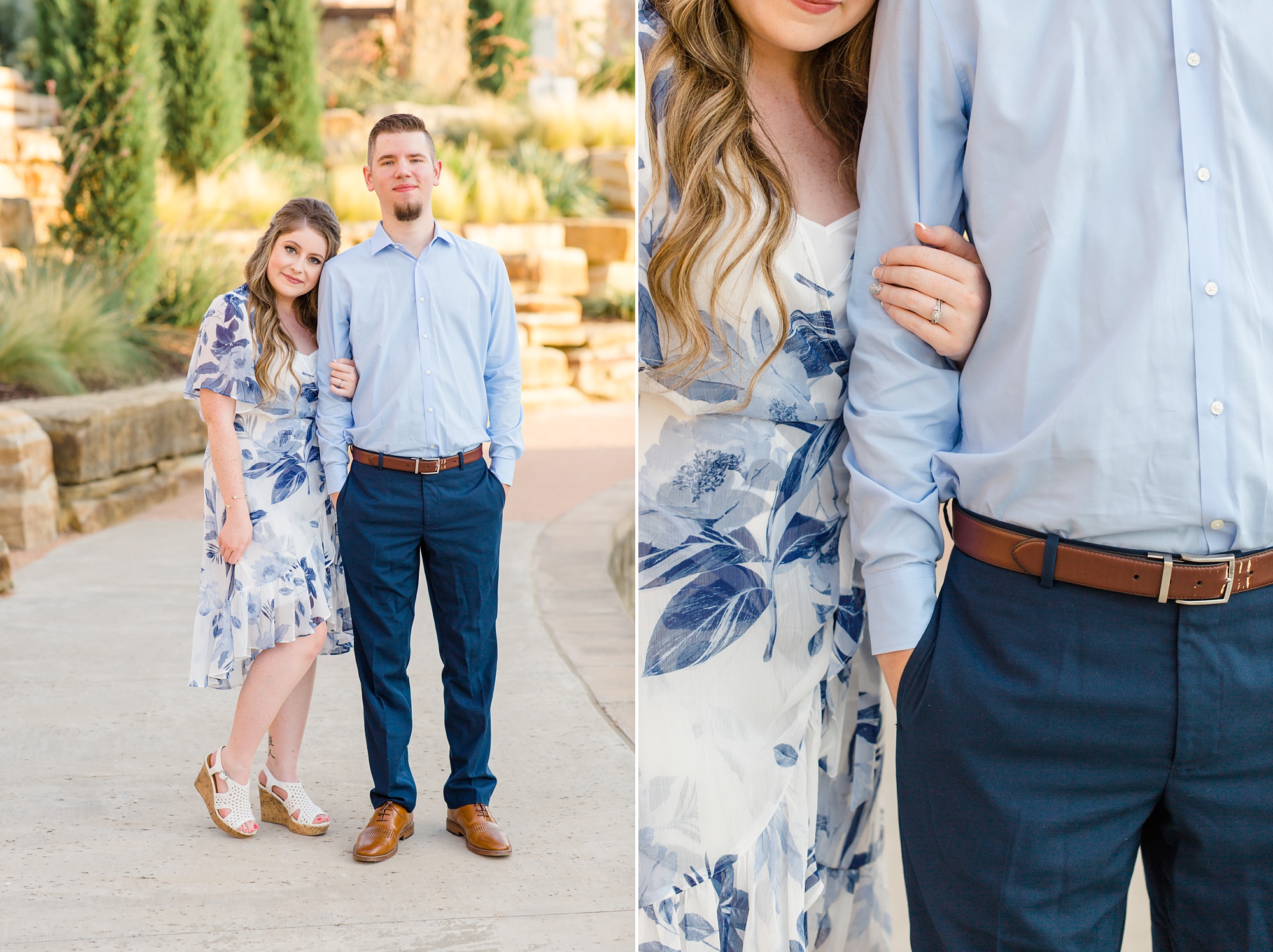 Engagement session in Dallas TX with Courtney Bosworth Photography 