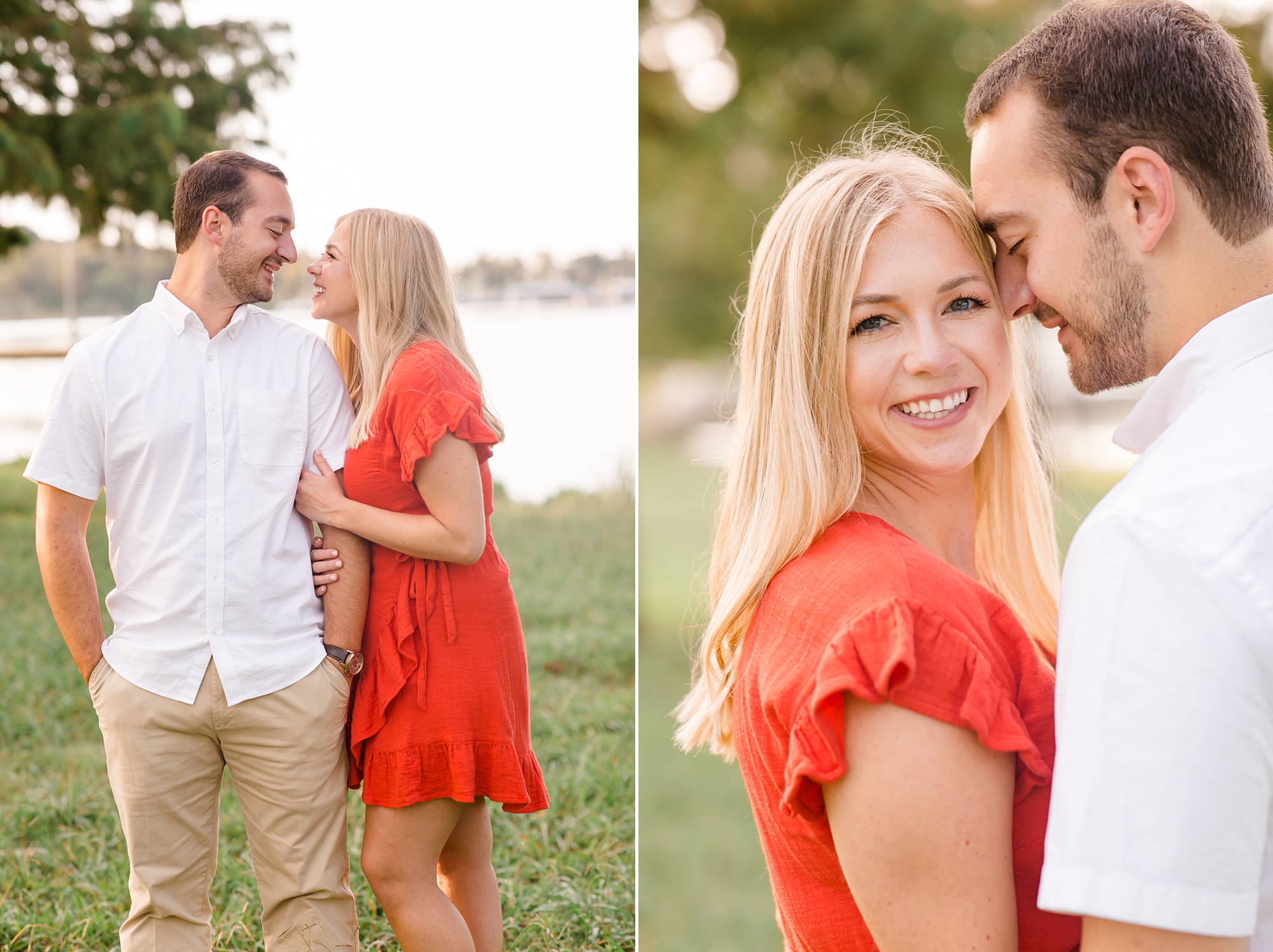 summer engagement portraits in Texas