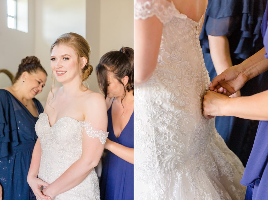 Texas wedding day prep photographed by Courtney Bosworth Photography