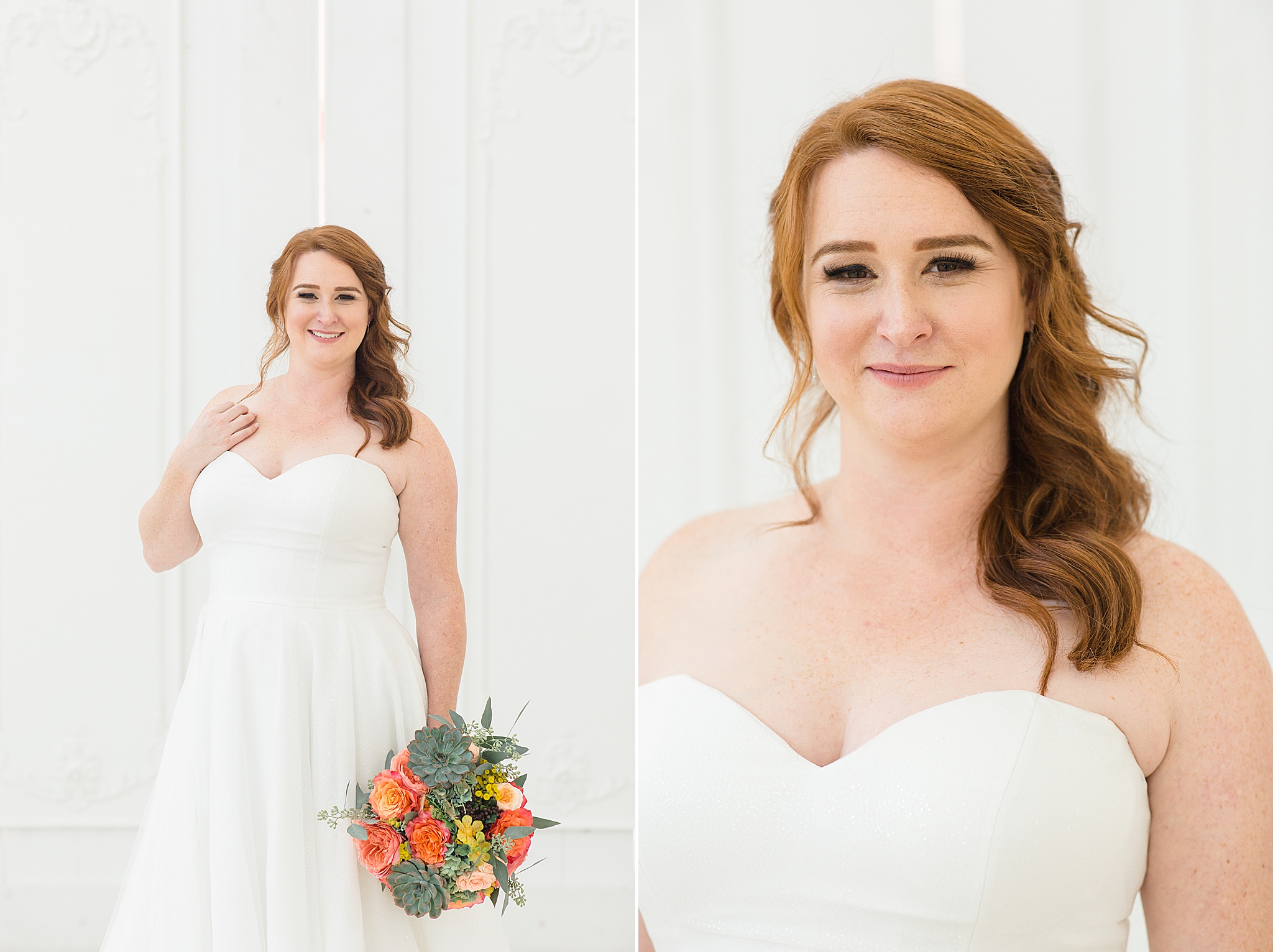 bride smiles during fall bridal session in Texas