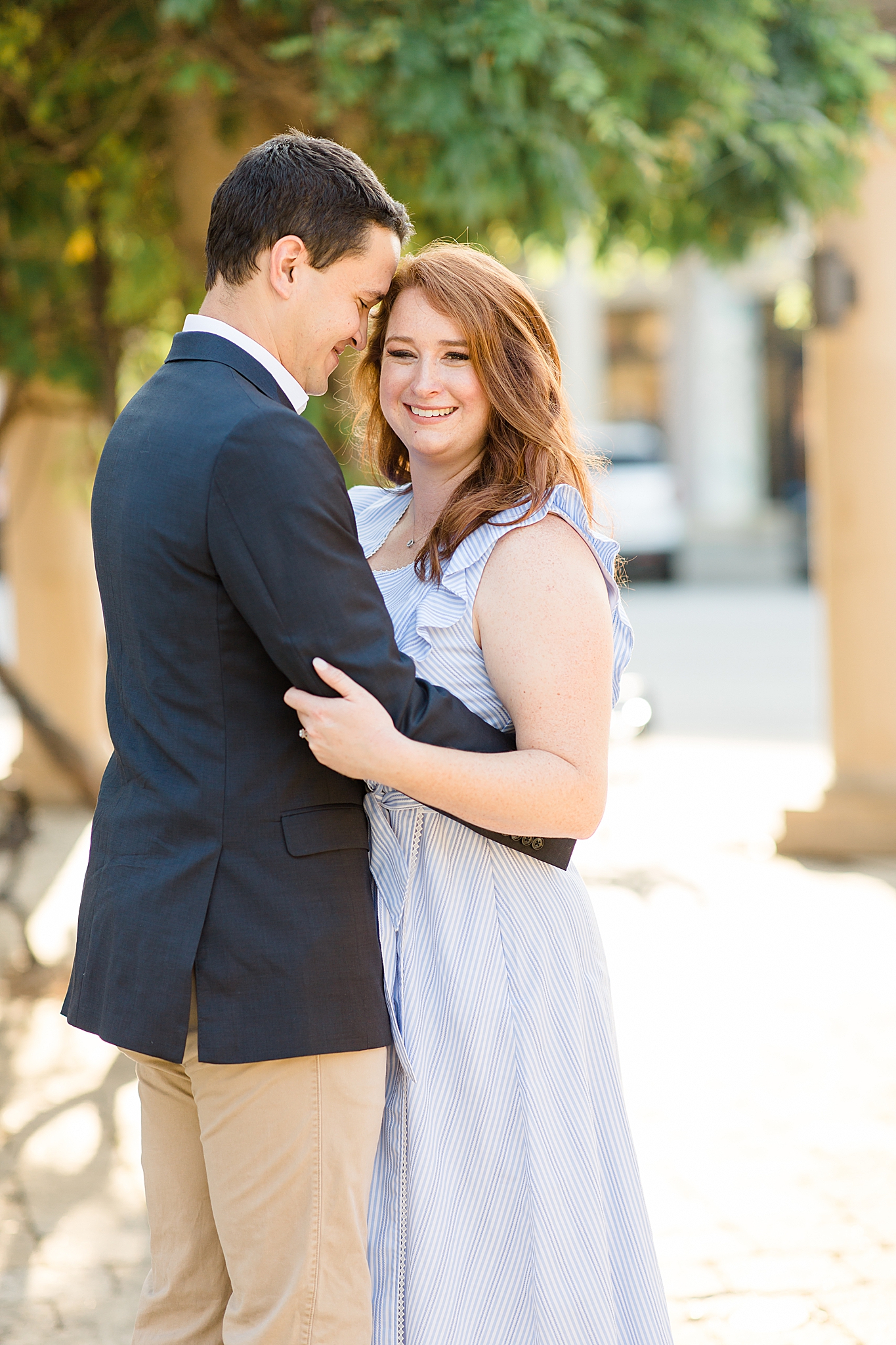 fall engagement portraits in Texas