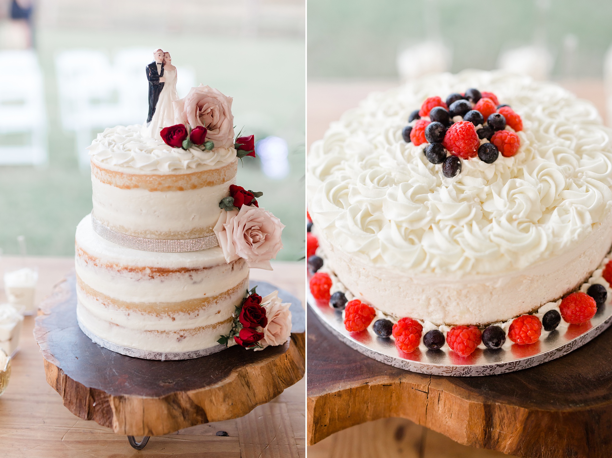 wedding cakes for private ranch wedding in Texas