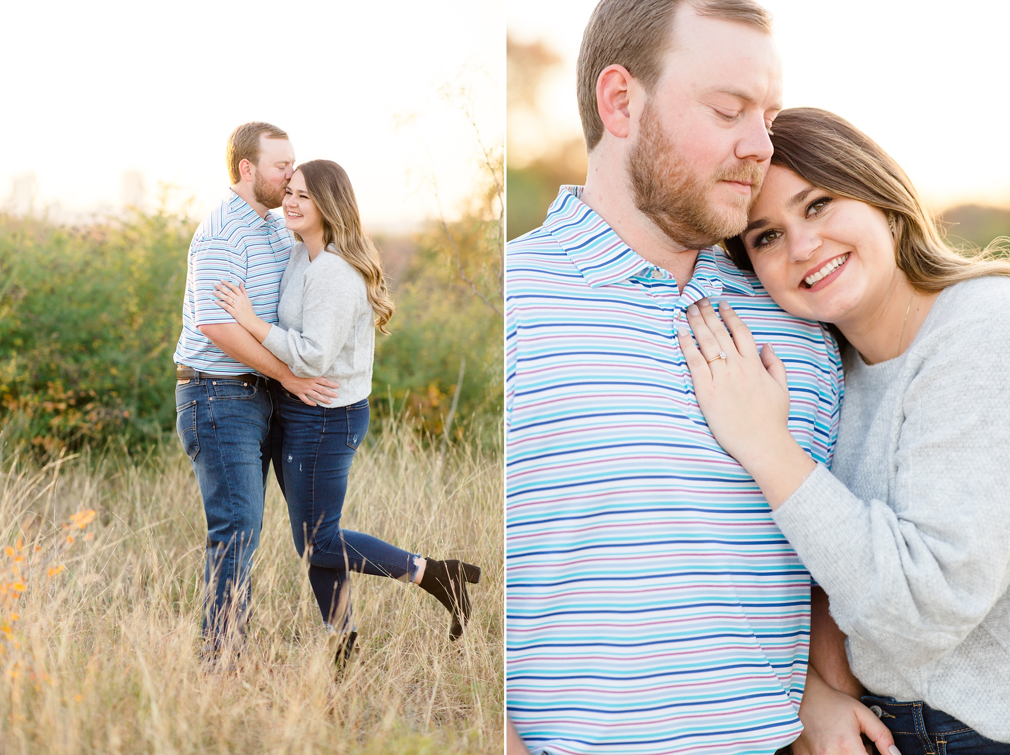 Dallas engagement photos with Courtney Bosworth Photography
