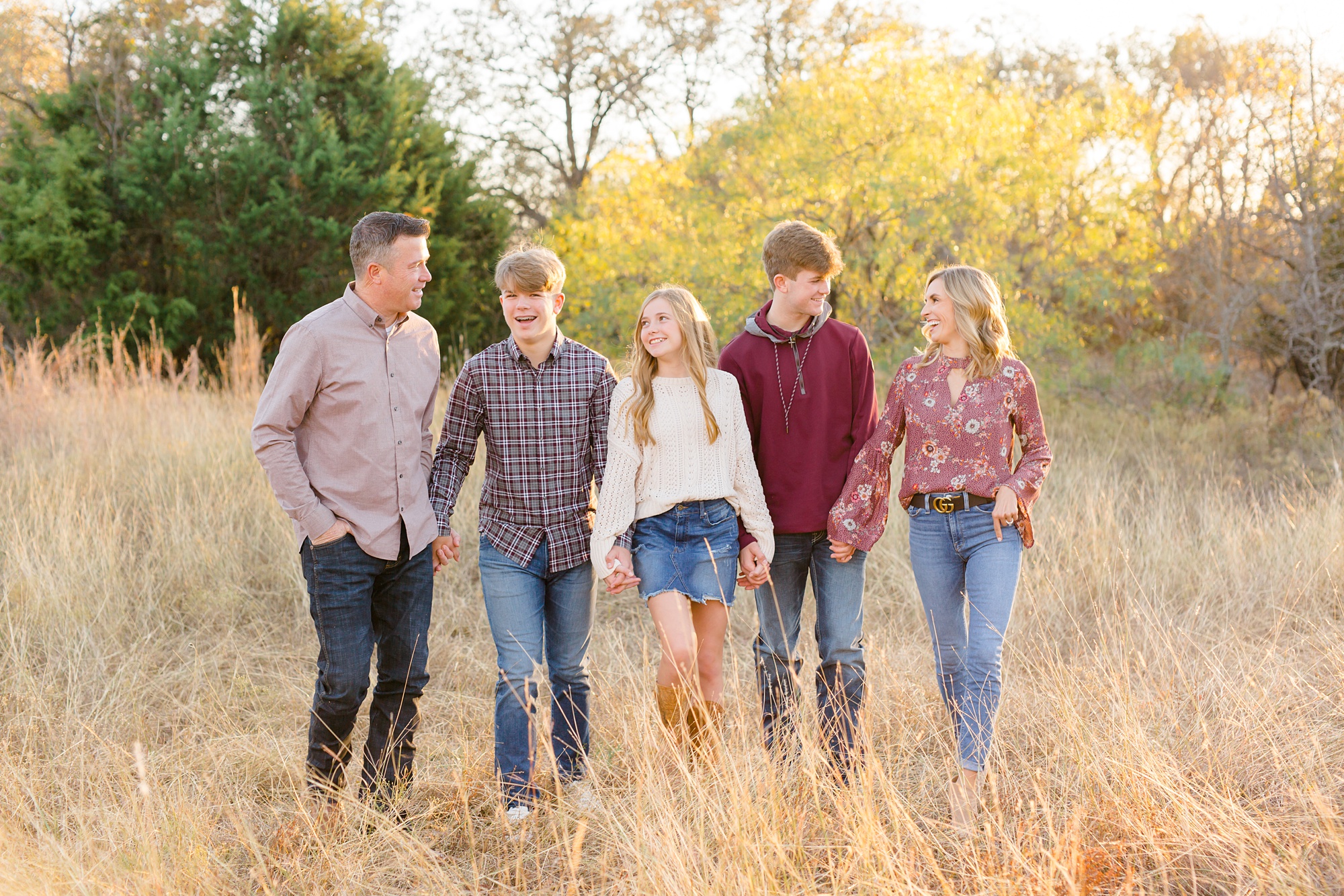 fall Murrell Park family session