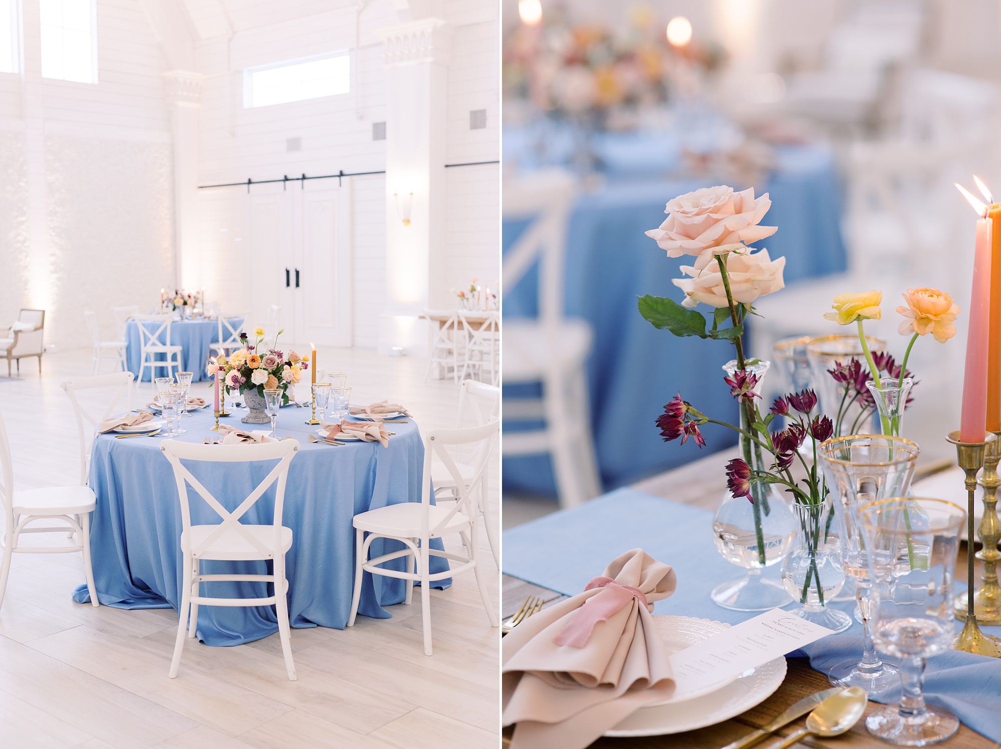 wedding reception at Texas venue photographed by Courtney Bosworth Photography