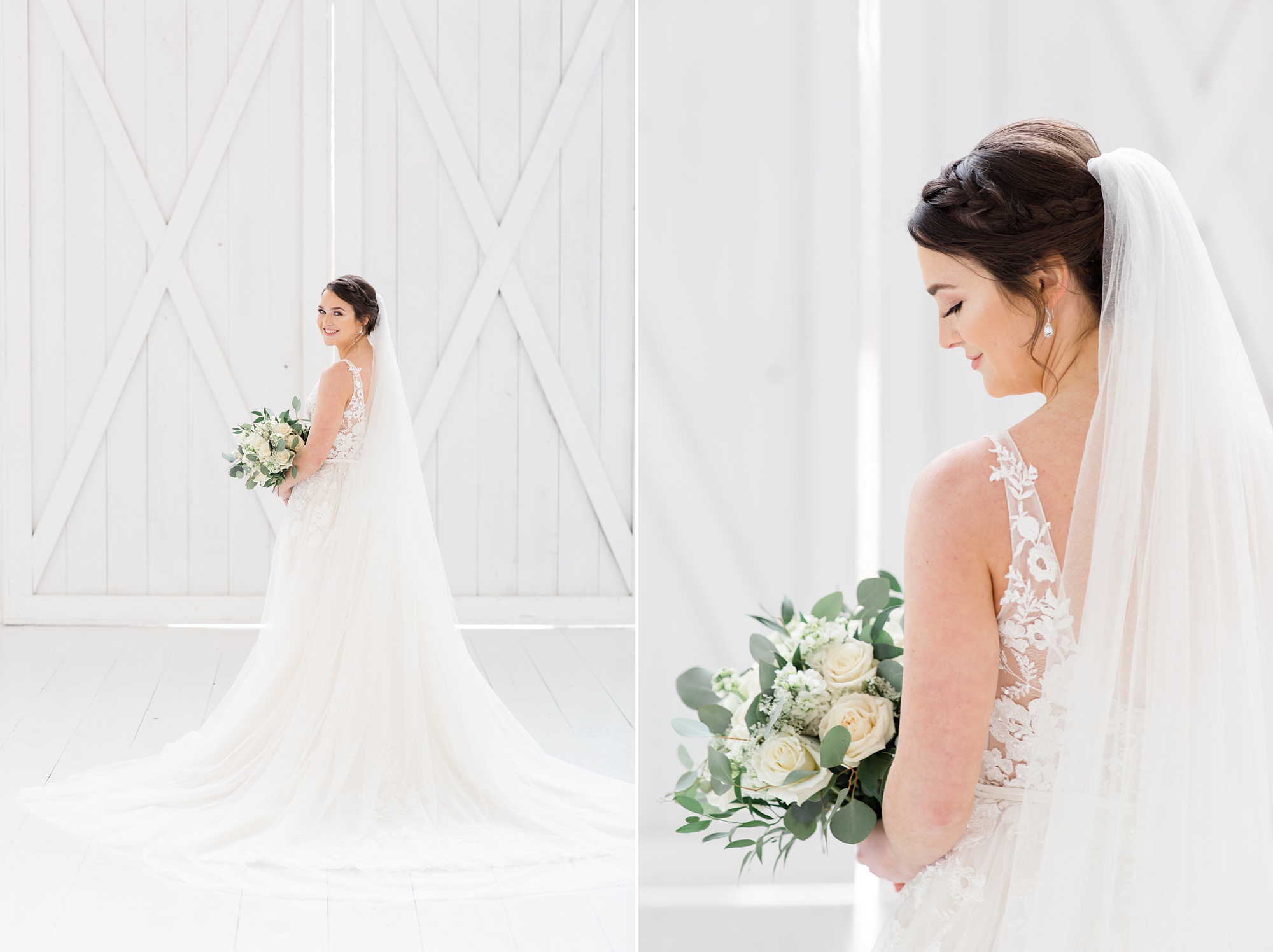 Southern bridal portraits at the White Sparrow