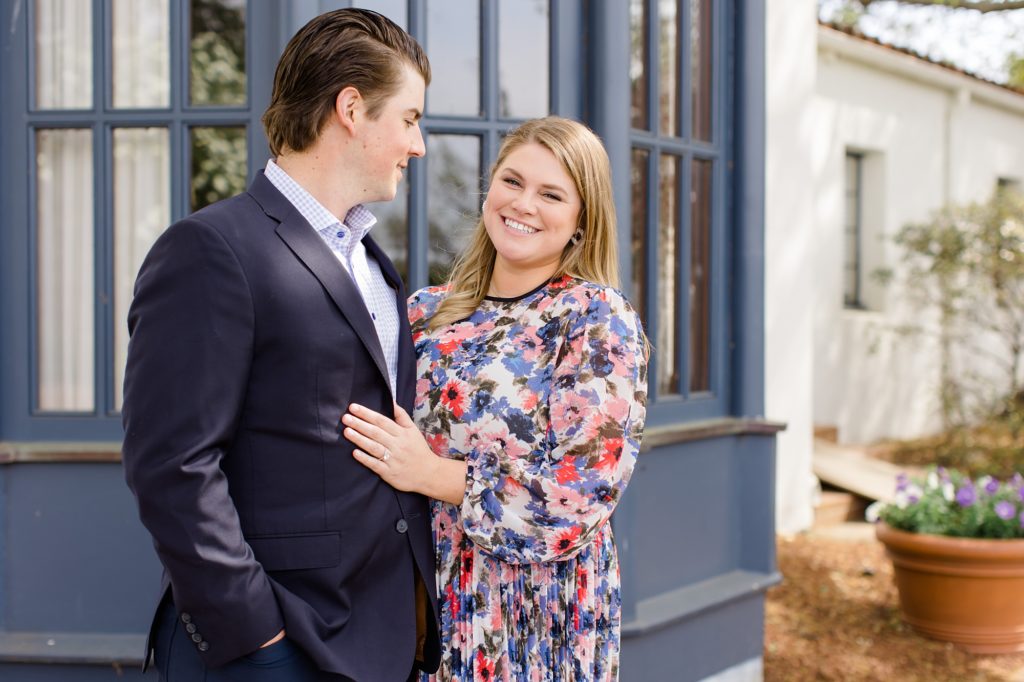 spring engagement photos in Texas