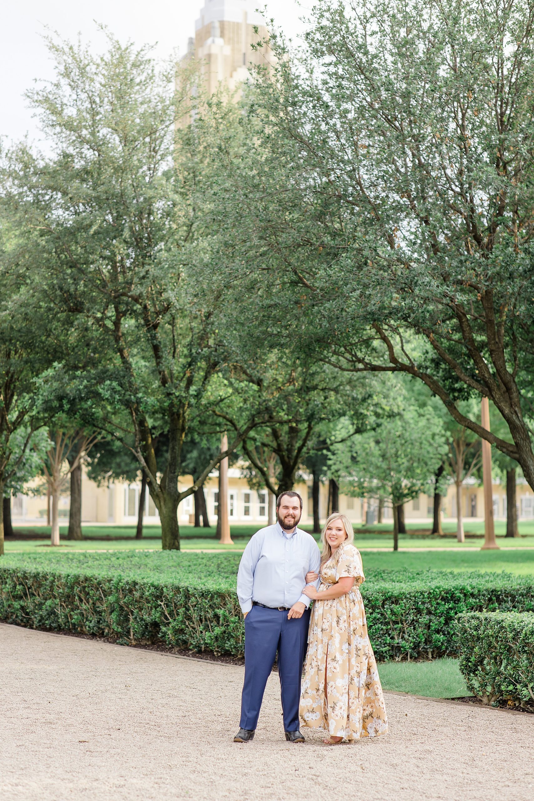 Dallas engagement session in the summer time