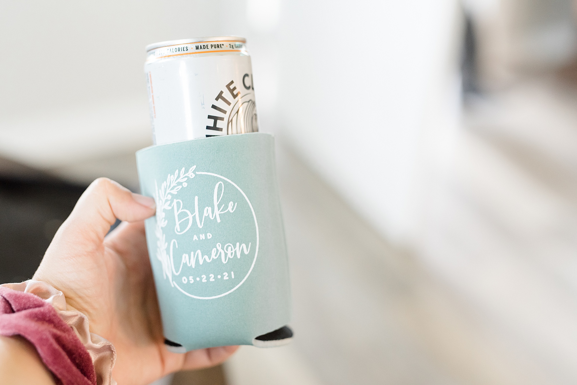 koozies for wedding reception favors