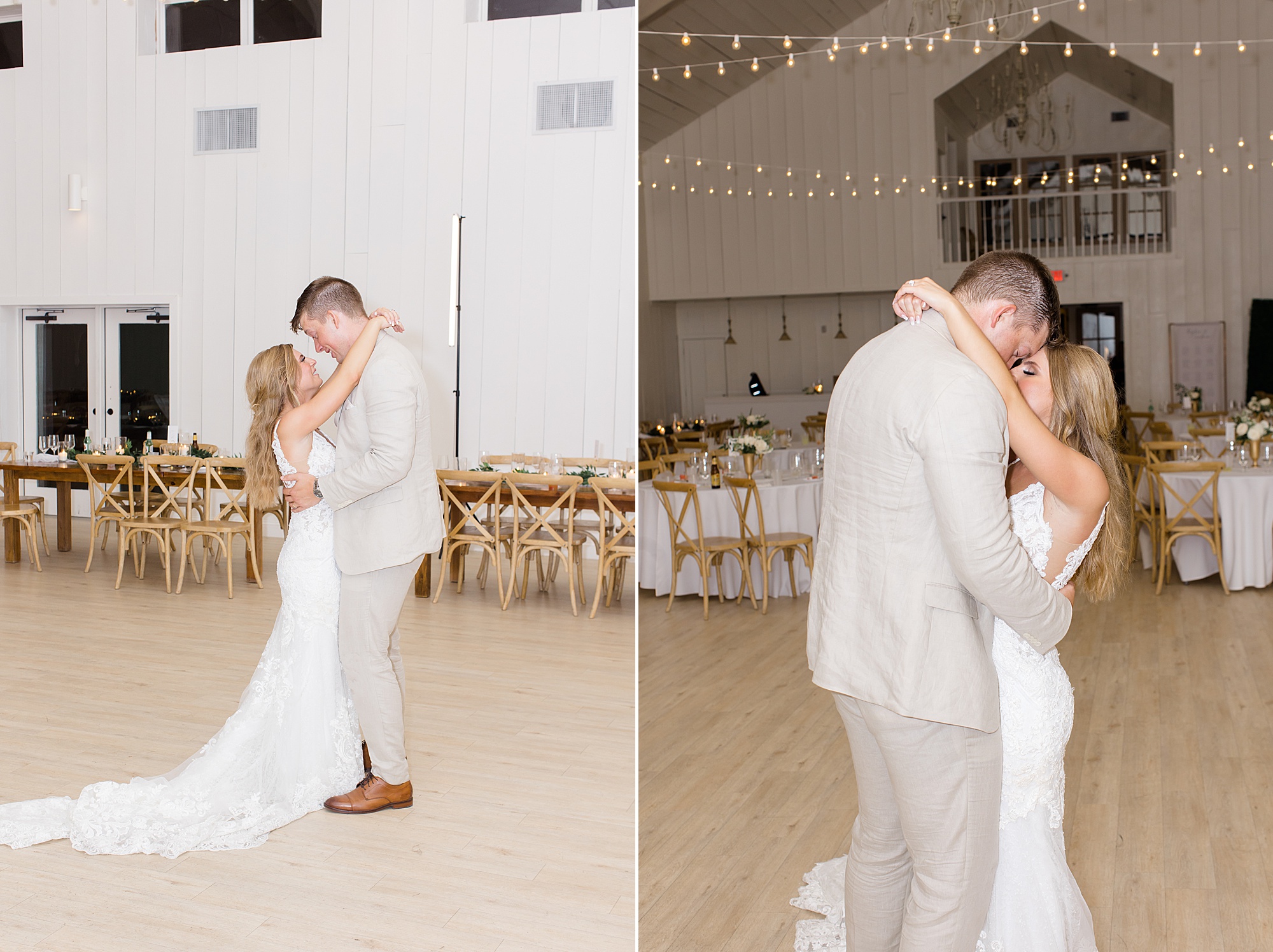 newlyweds dance during TX wedding reception