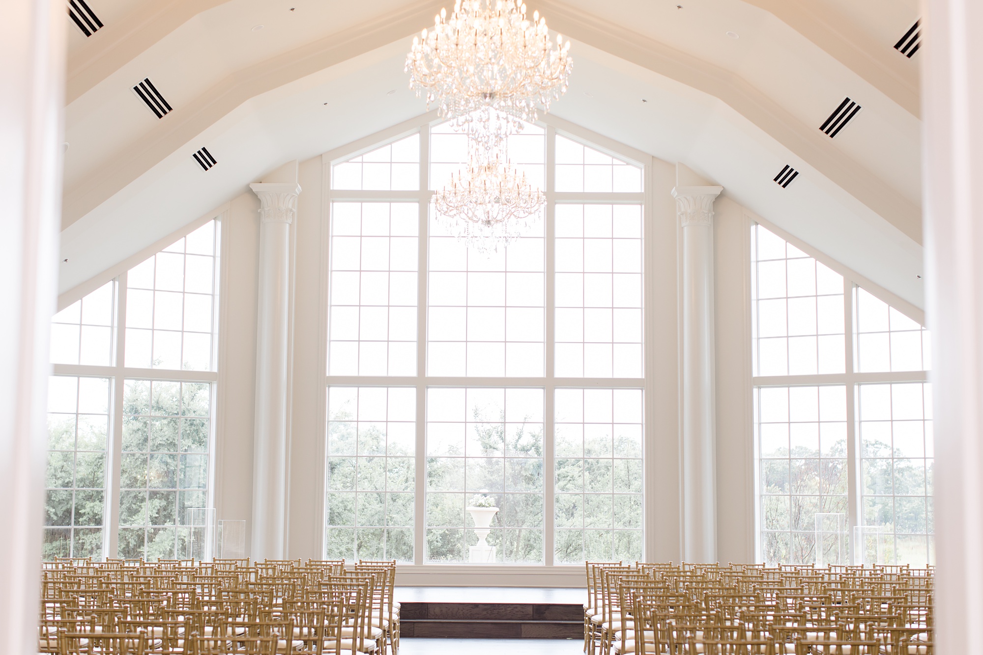 ceremony space at The Hillside Estate