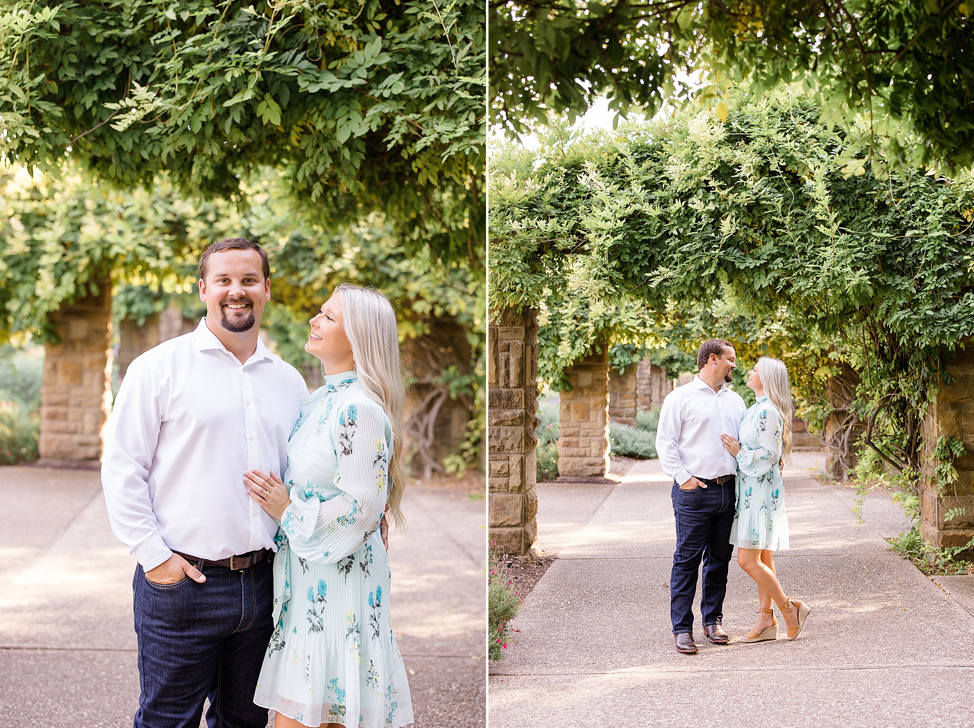 Kimball Art Museum engagement session for Dallas couple 