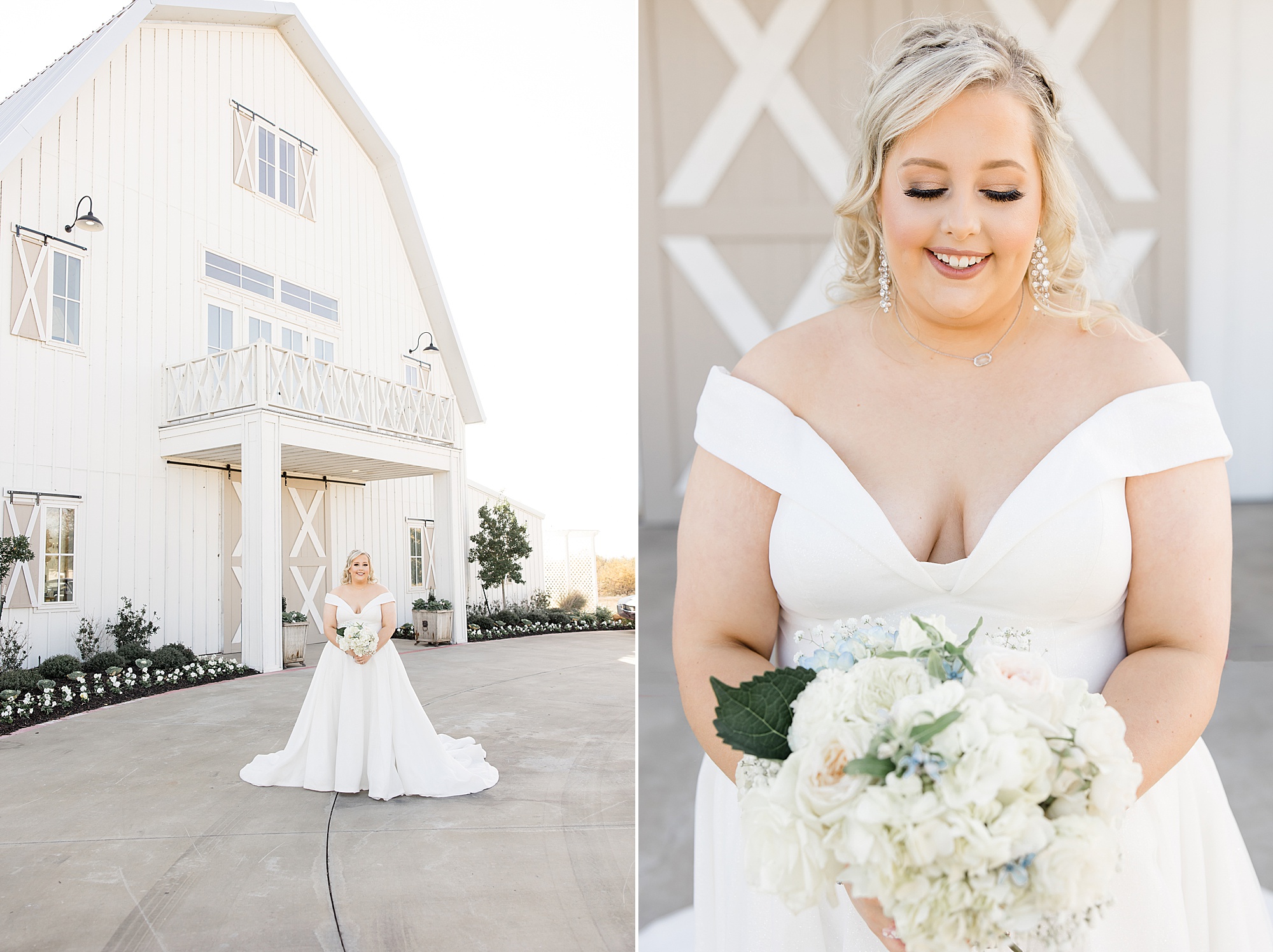 fall bridal portraits for woman outside The Nest at Ruth Farms