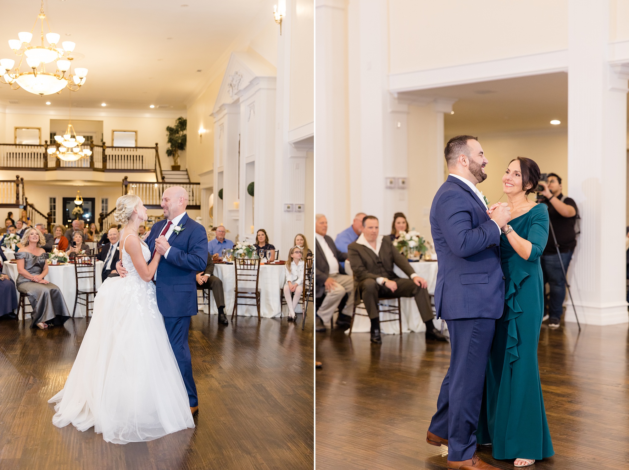 parent dances during Valley View TX wedding reception