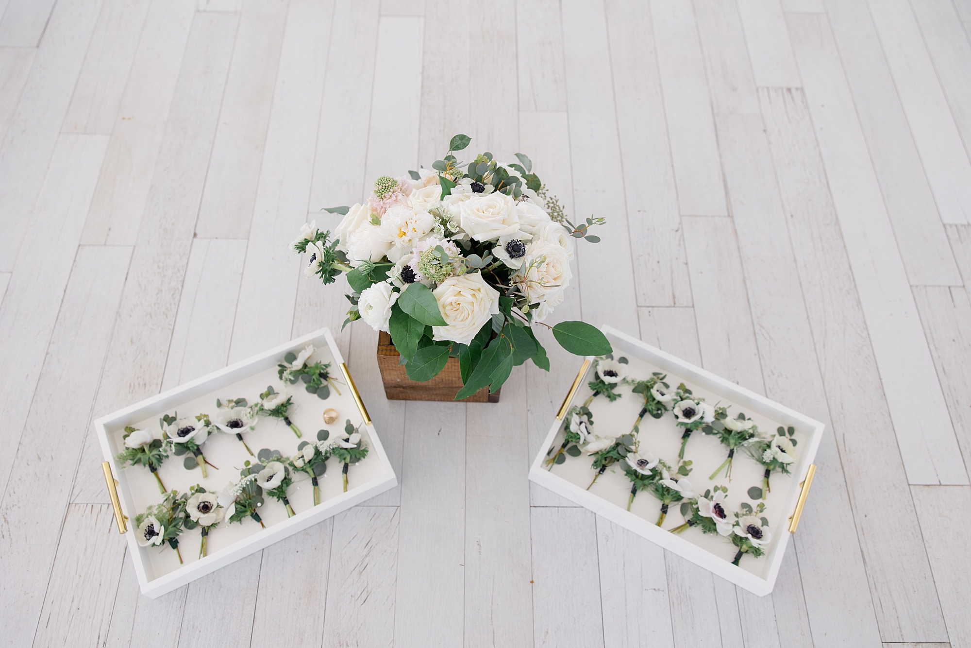 white flowers for spring wedding at The Grand Ivory
