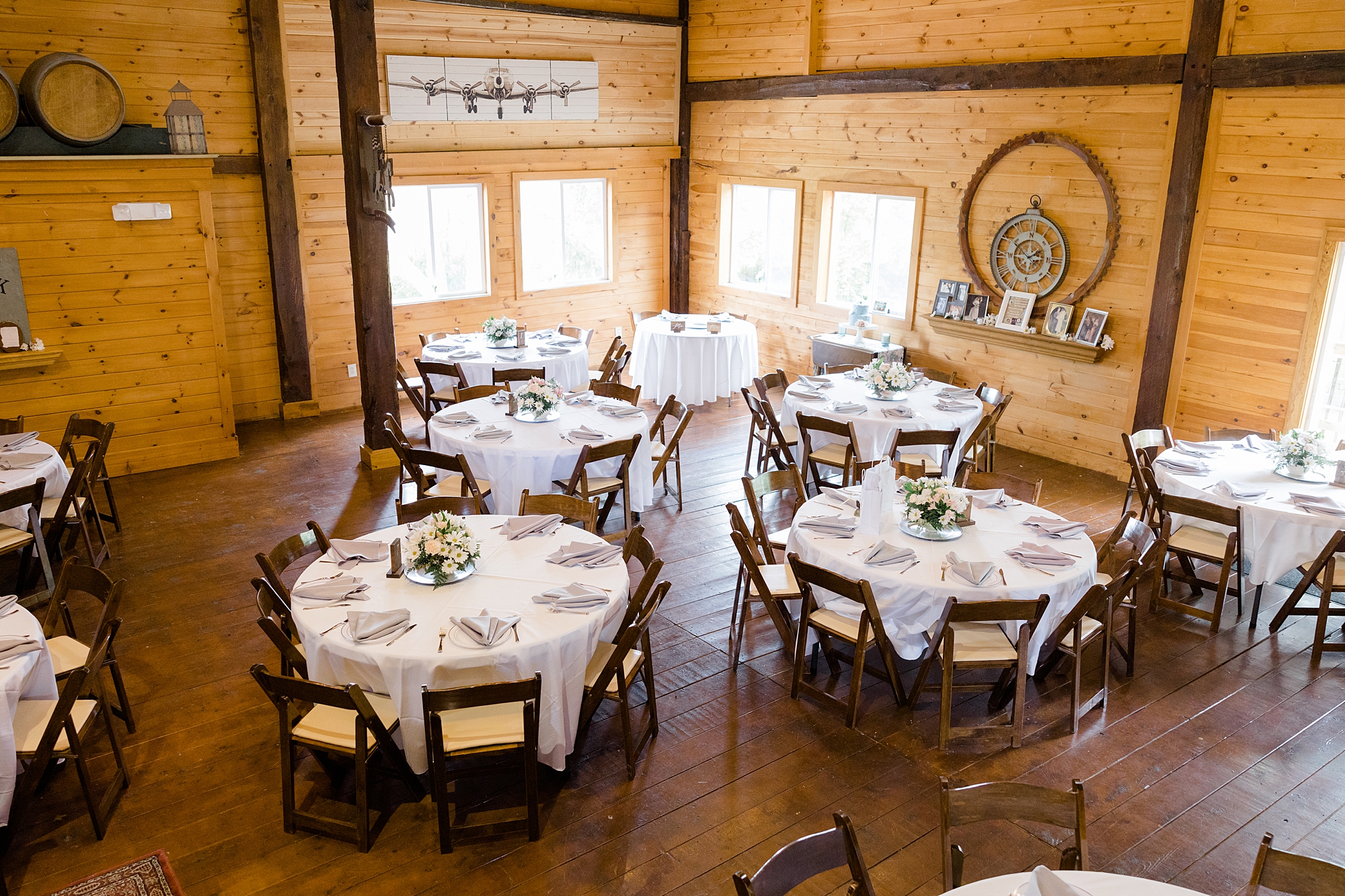 seating for rustic New York wedding reception