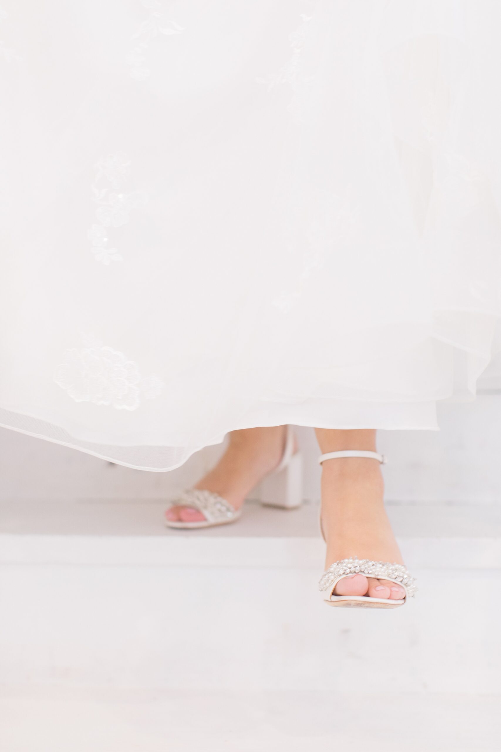 bride shoes off white wedge heels